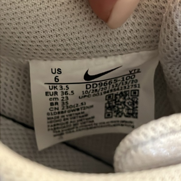 Nike Court Vision Low Leopard Swoosh White (Women's) 6 - Picture 6 of 6